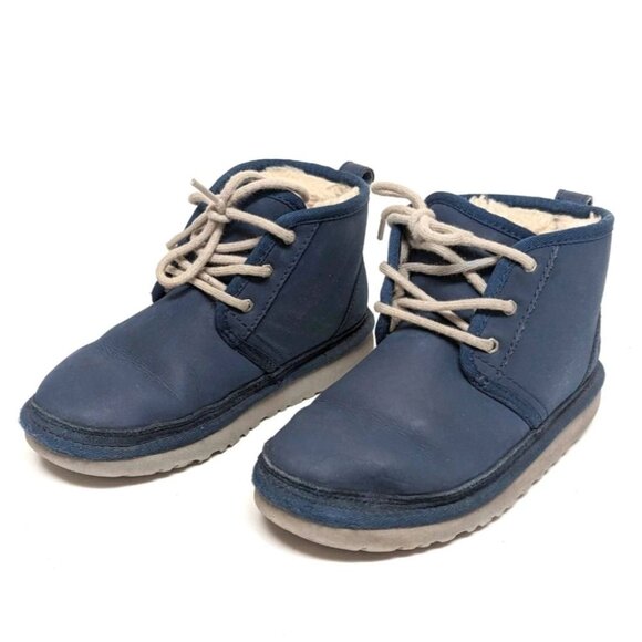 UGG |  Neumel 1016652K Classic Winter Boots Blue Kids Size 2 - Picture 1 of 5